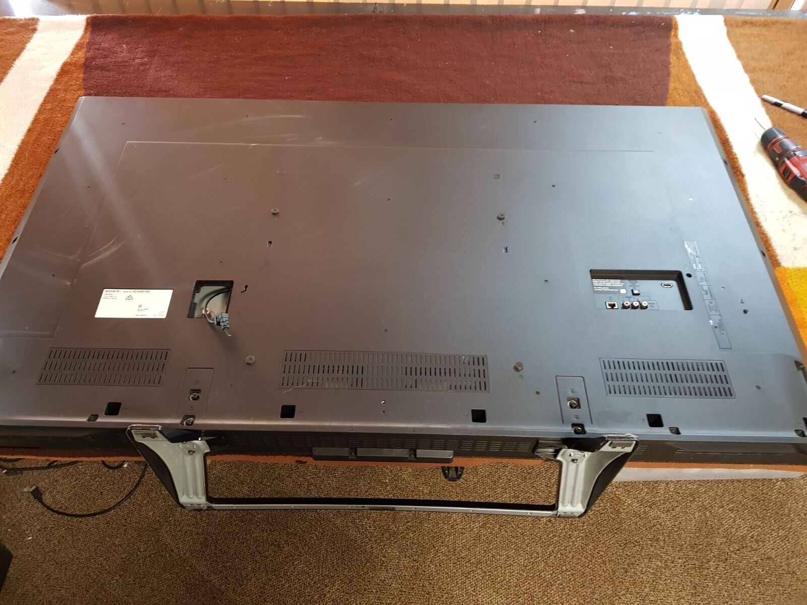 GENUINE SONY KD- 60X6700E STAND & SCREWS