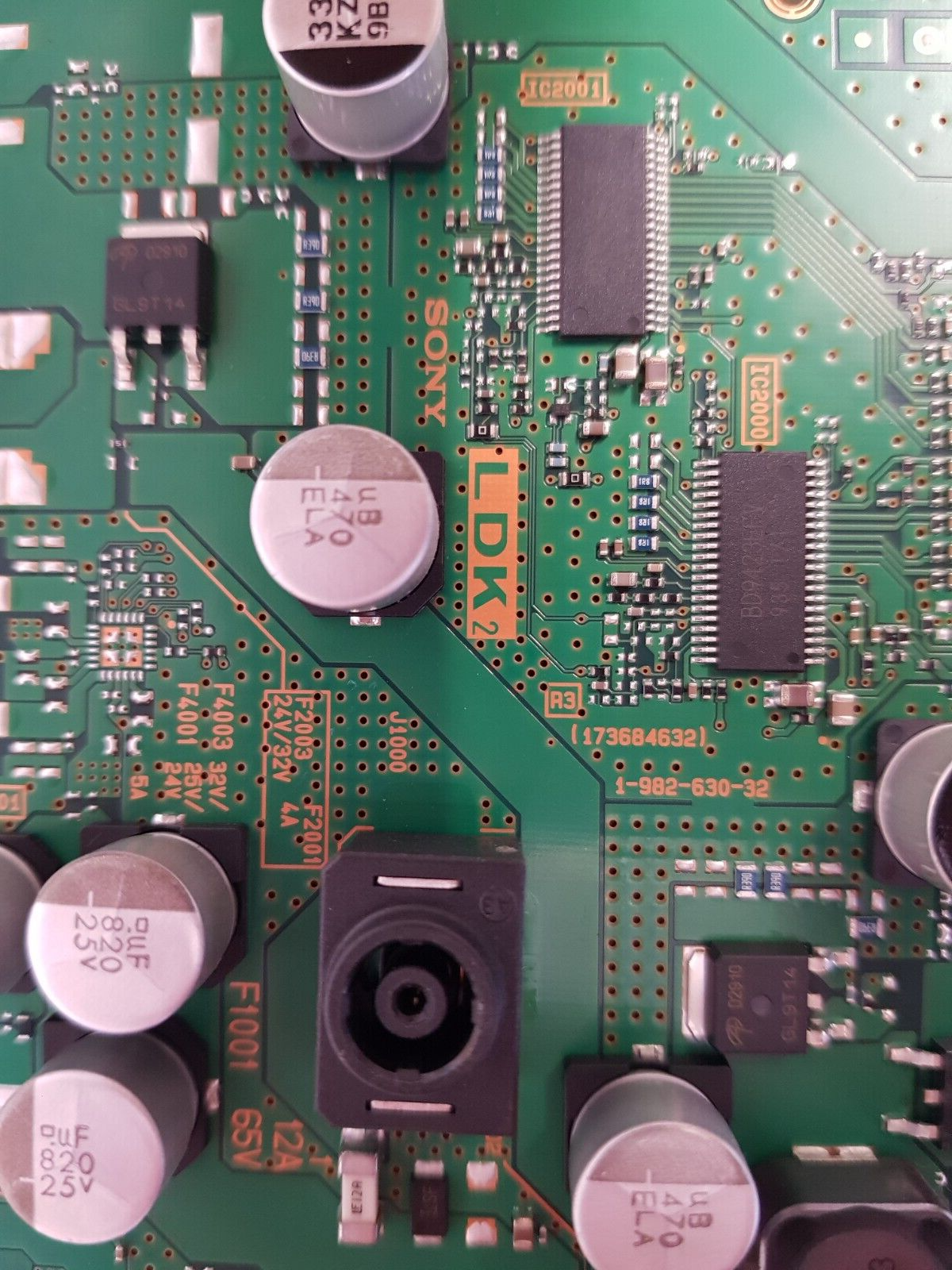 GENUINE SONY KD43X8000G LDK2 BOARD 1-982-630-32 A2229317B 5557 173684632
