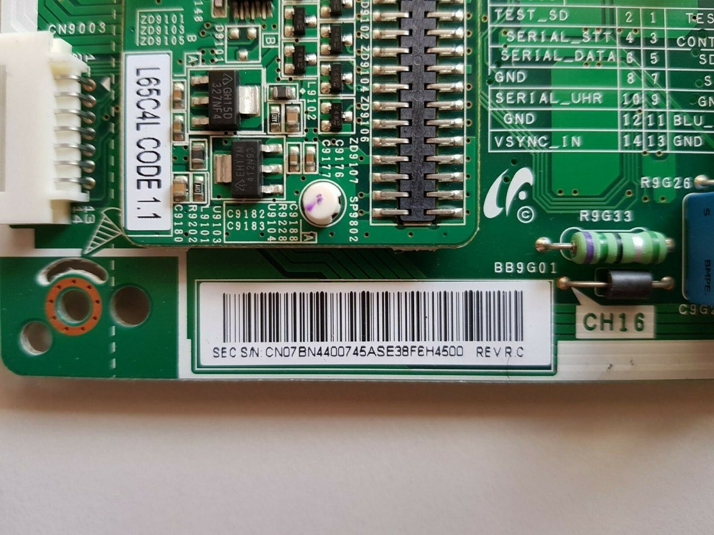 GENUINE SAMSUNG UA65HU9000 LED DRIVE BOARD BN44-00745A L65C4L_ESM PSLF321C06B