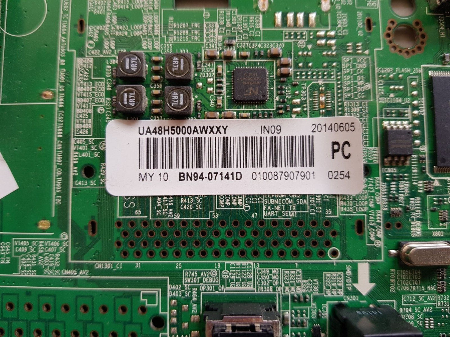 GENUINE SAMSUNG UA48H5000 (VER TD01) MAIN BOARD BN94-07141D BN41-02098A