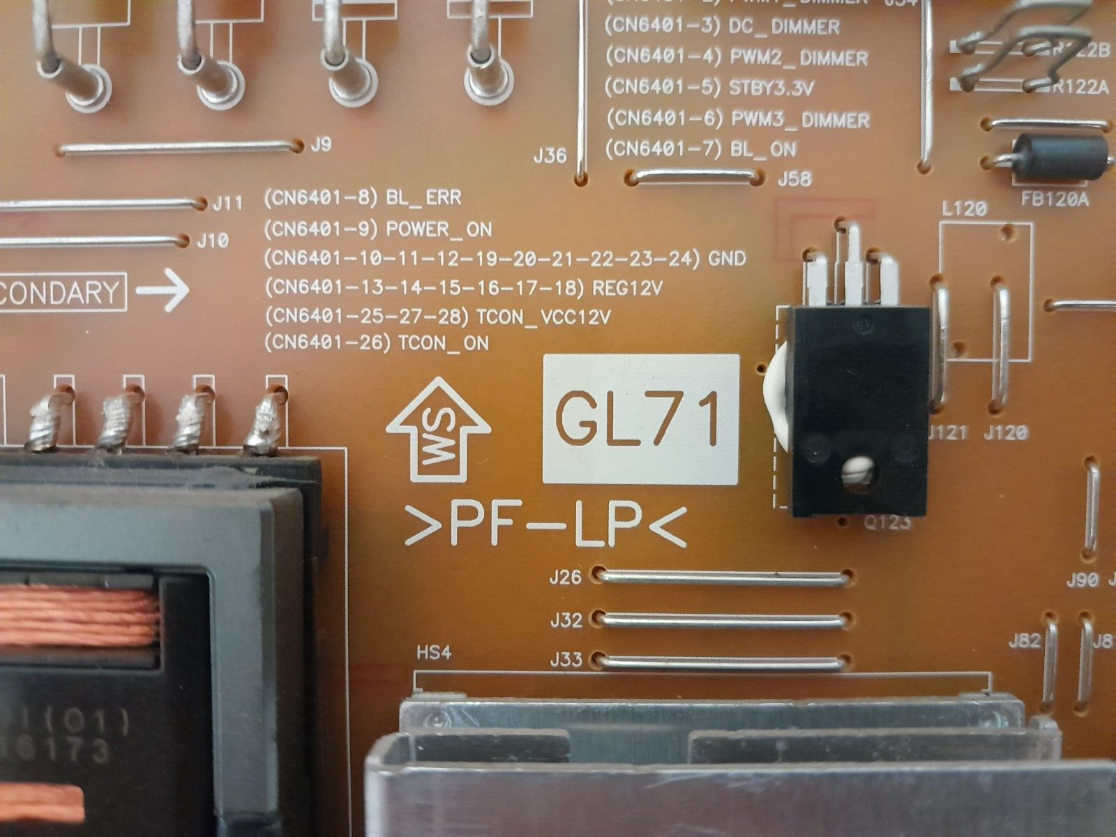 GENUINE SONY KD- 55X8500E POWER SUPPLY BOARD GL71 APDP-209A1 2955036304