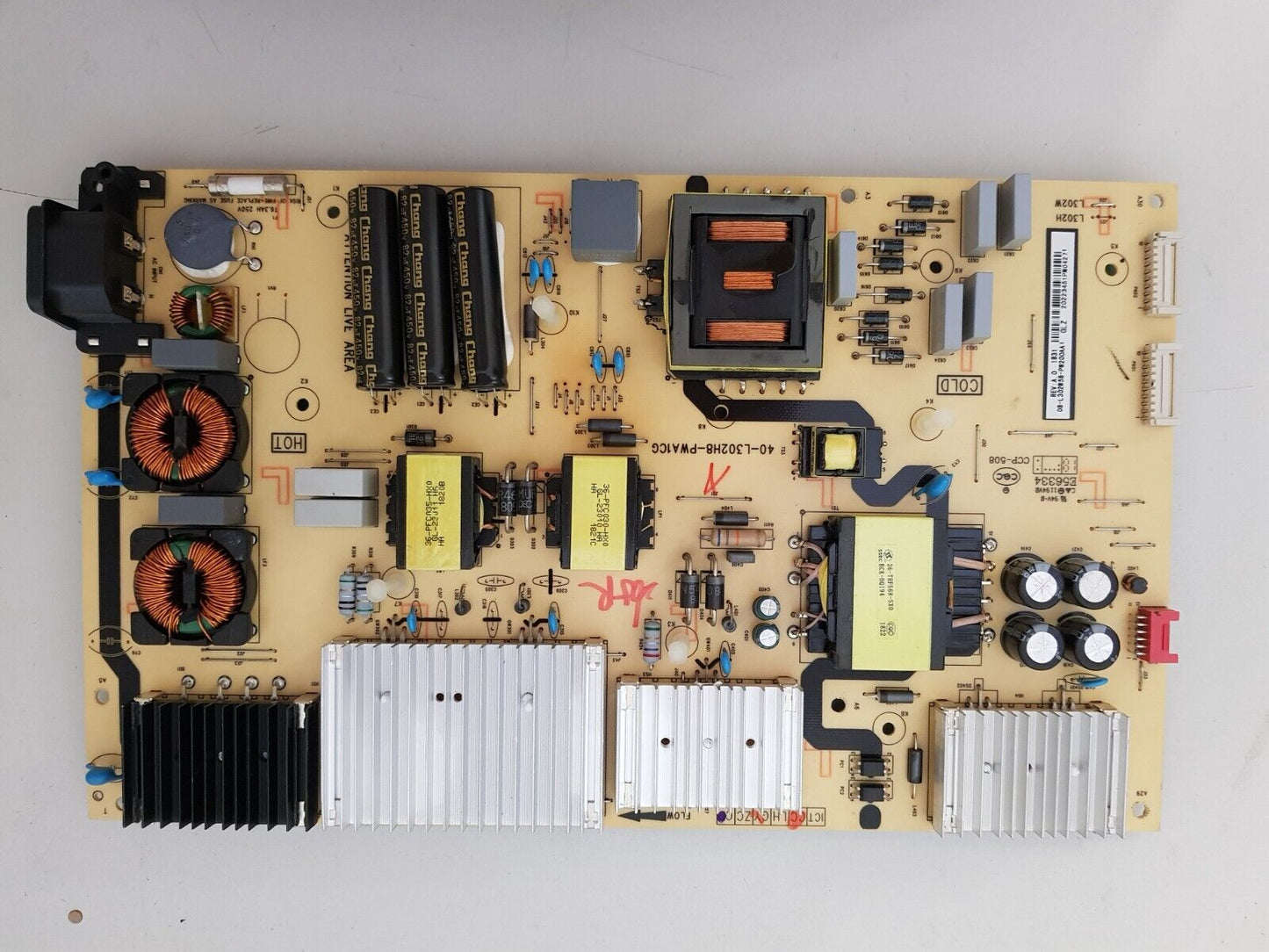 GENUINE TCL 75C4US POWER SUPPLY BOARD 40-L302H8-PWA1CG 08-L302W58-PW200AA