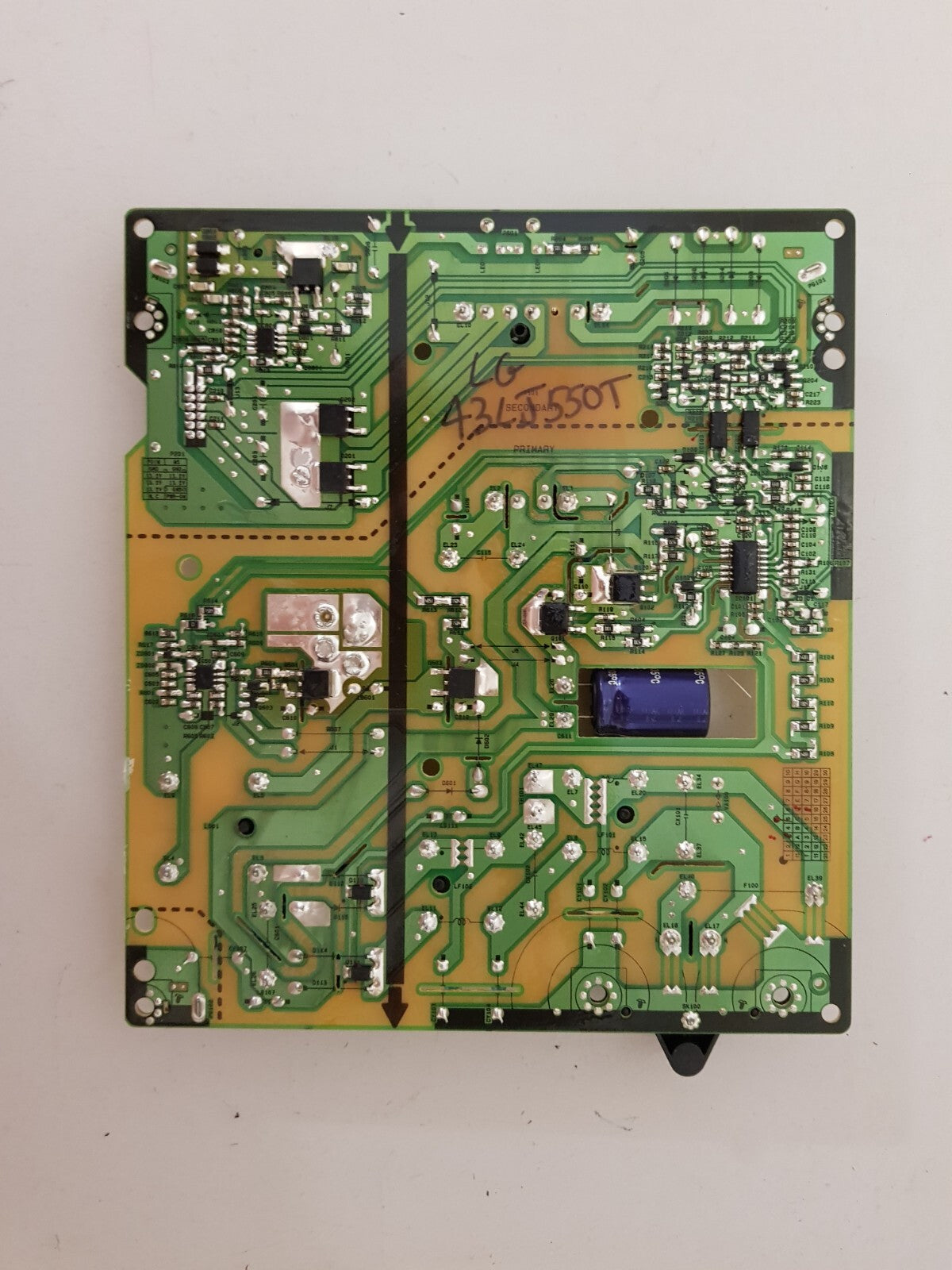 GENUINE LG 43LJ550T POWER SUPPLY BOARD LGP43DJ-17F1 EAX67264001 1.5 EAY64530001