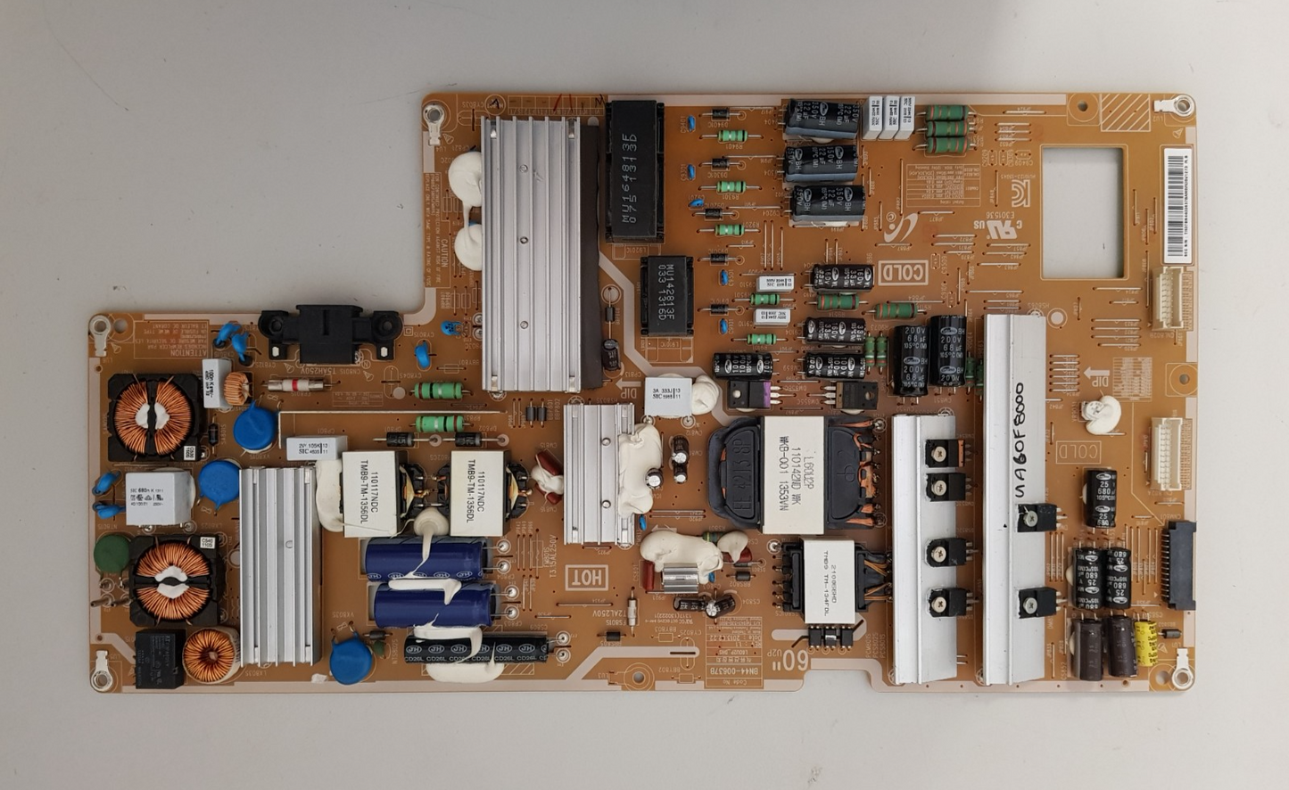 GENUINE SAMSUNG UA60F8000 POWER SUPPLY BOARD BN44-00637B L60U2P_DHS