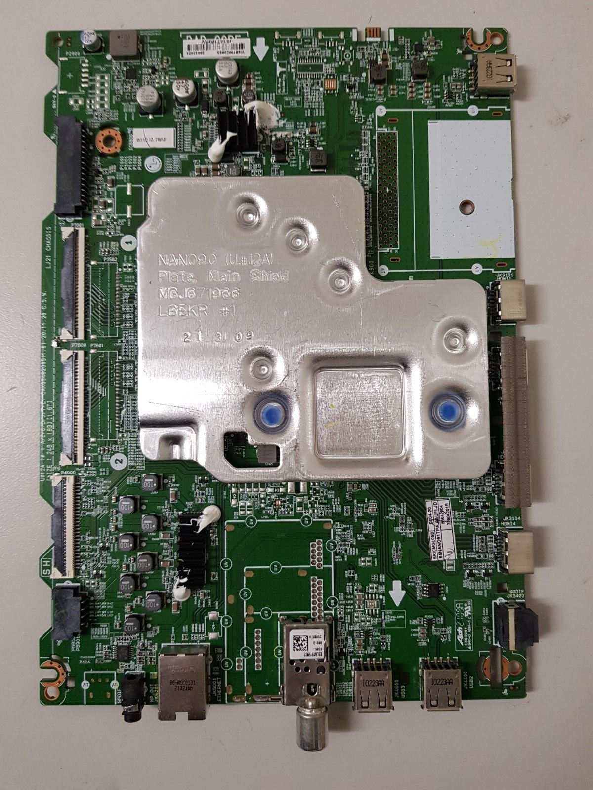 GENUINE LG 65NANO91TPA.AAUFLJD MAIN BOARD 66642604 EAX69462005 1.0
