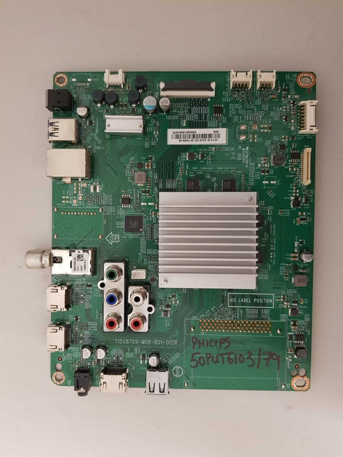 GENUINE PHILIPS 50PUT6103/79 MAIN BOARD 715G8709-M0B-B01-005K