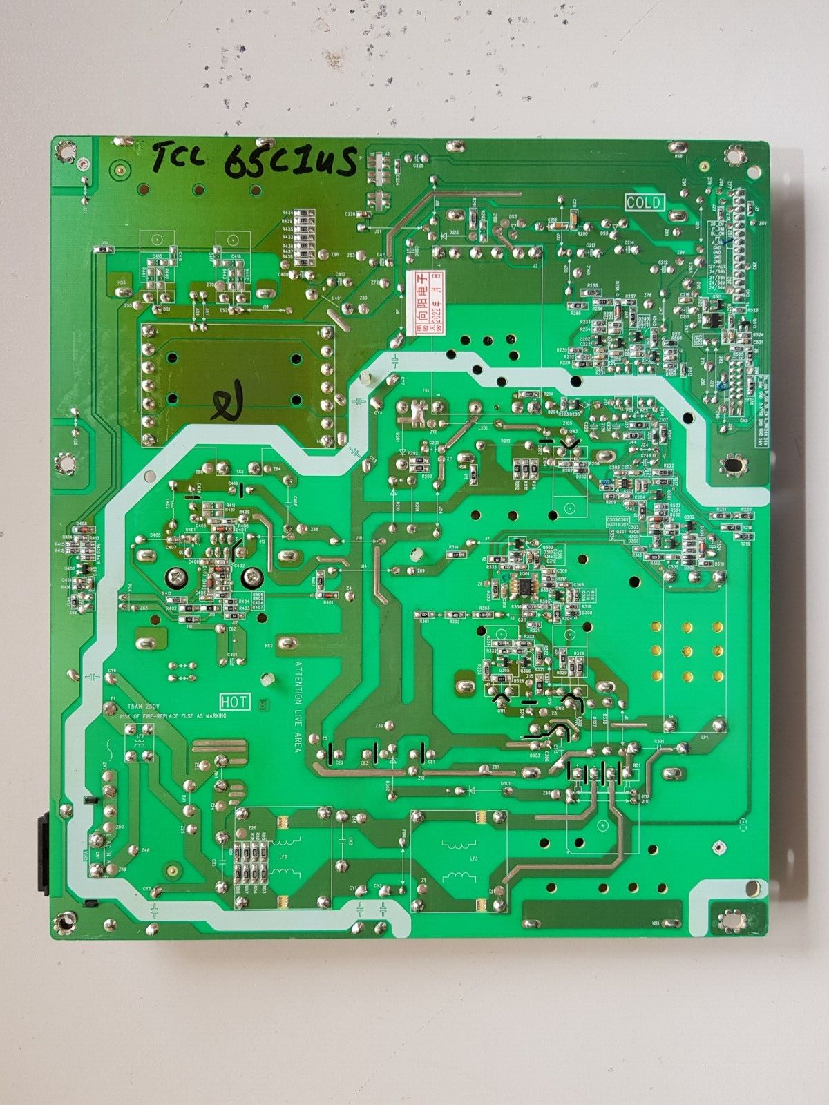 GENUINE TCL 65C1US POWER SUPPLY BOARD 40-PND023-PWA1XG PND02 81-PND0203-PL210AA