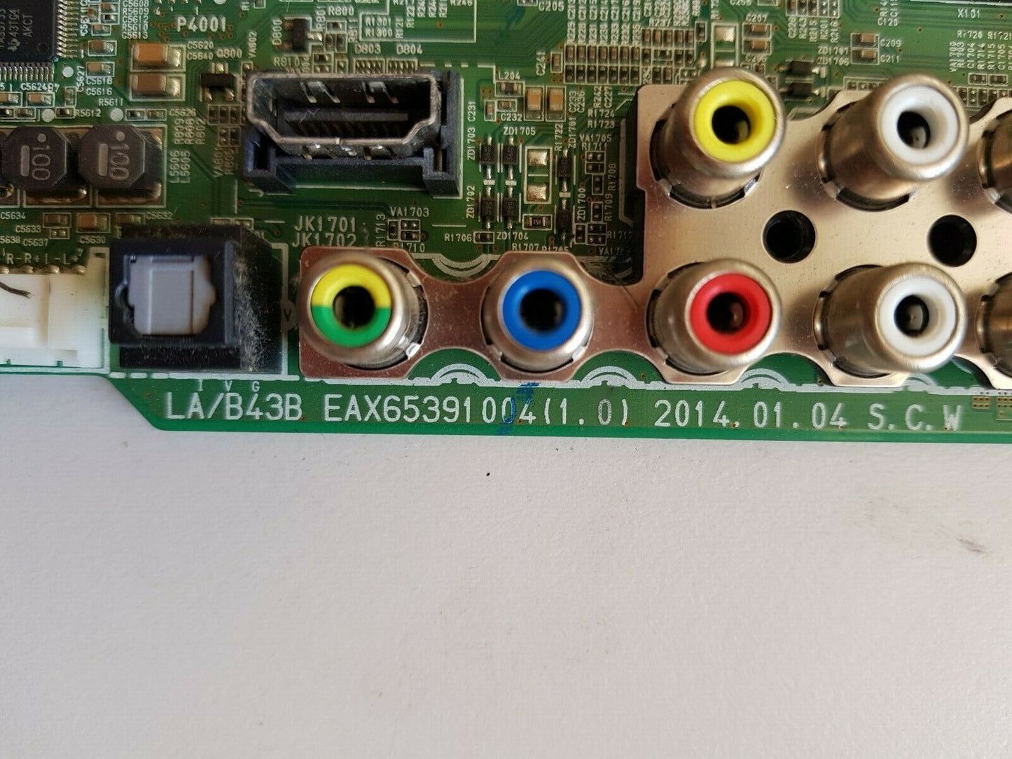 GENUINE LG 50LB5610 MAIN BOARD EBT62896002 EAX65391004 (1.0)