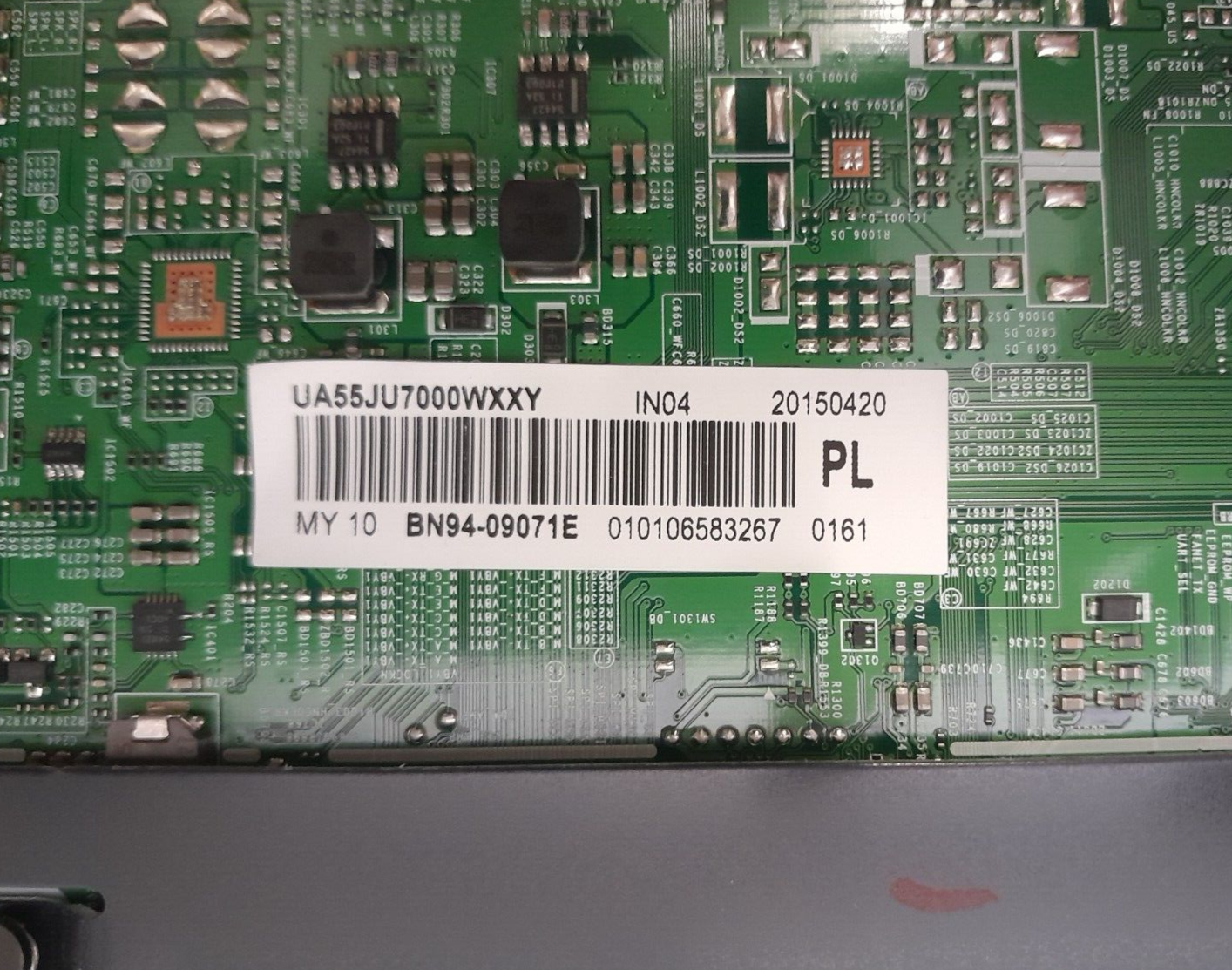 GENUINE SAMSUNG UA55JU7000 WXXY (VER MS01) MAIN BOARD  BN94-09071E