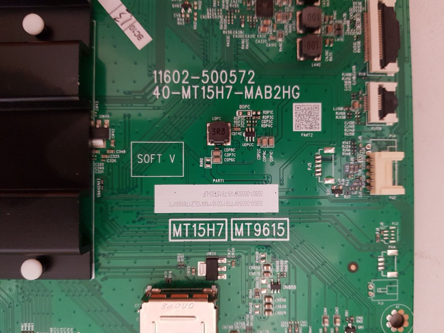 GENUINE TCL 65C835 MAIN BOARD 11602-500572 40-MT15H7-MAB2HG MT15H7 MT9615