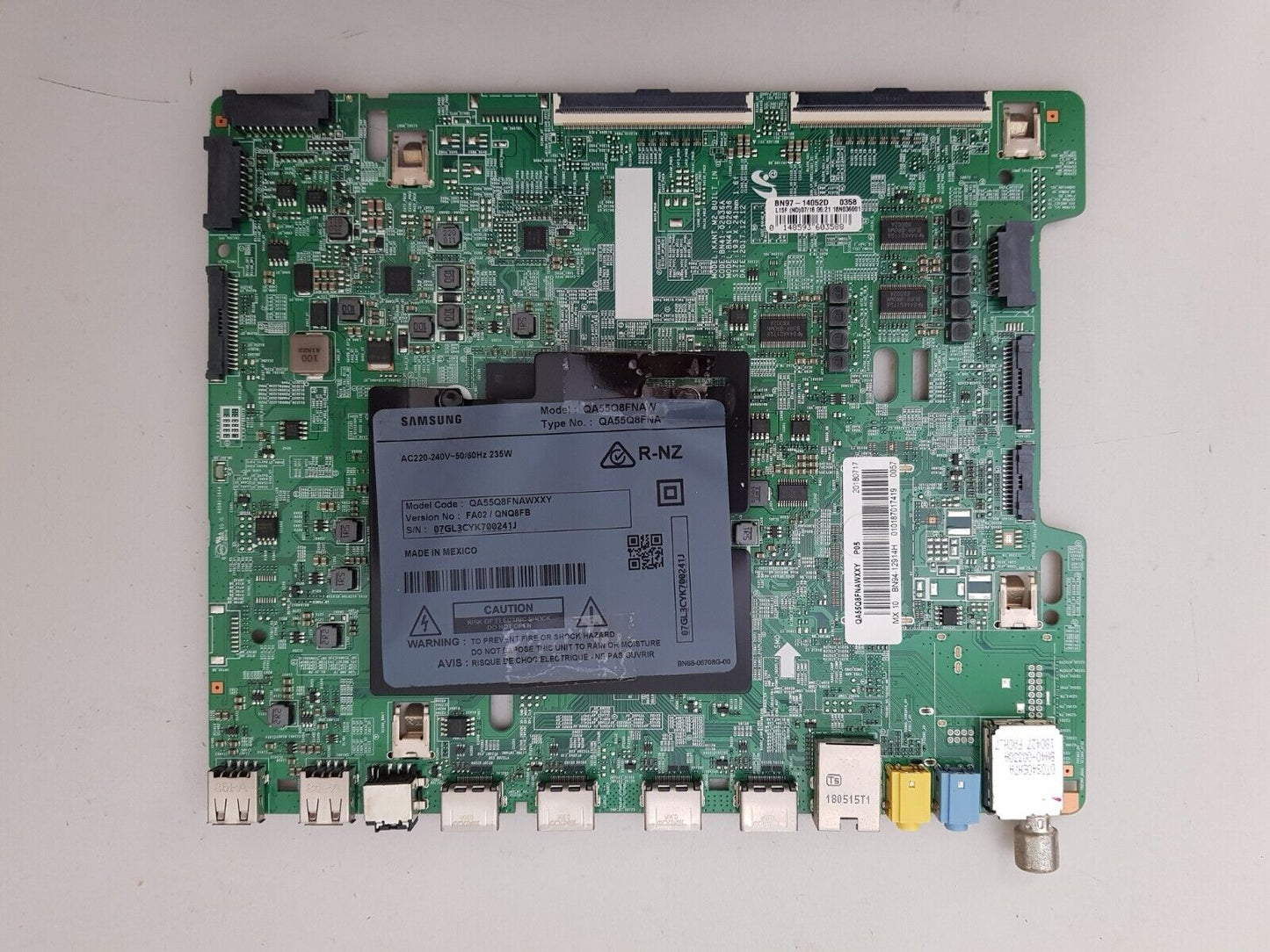 GENUINE SAMSUNG QA55Q8FNA WXXY (VER FA02) MAIN BOARD BN97-14052D BN94-12914H