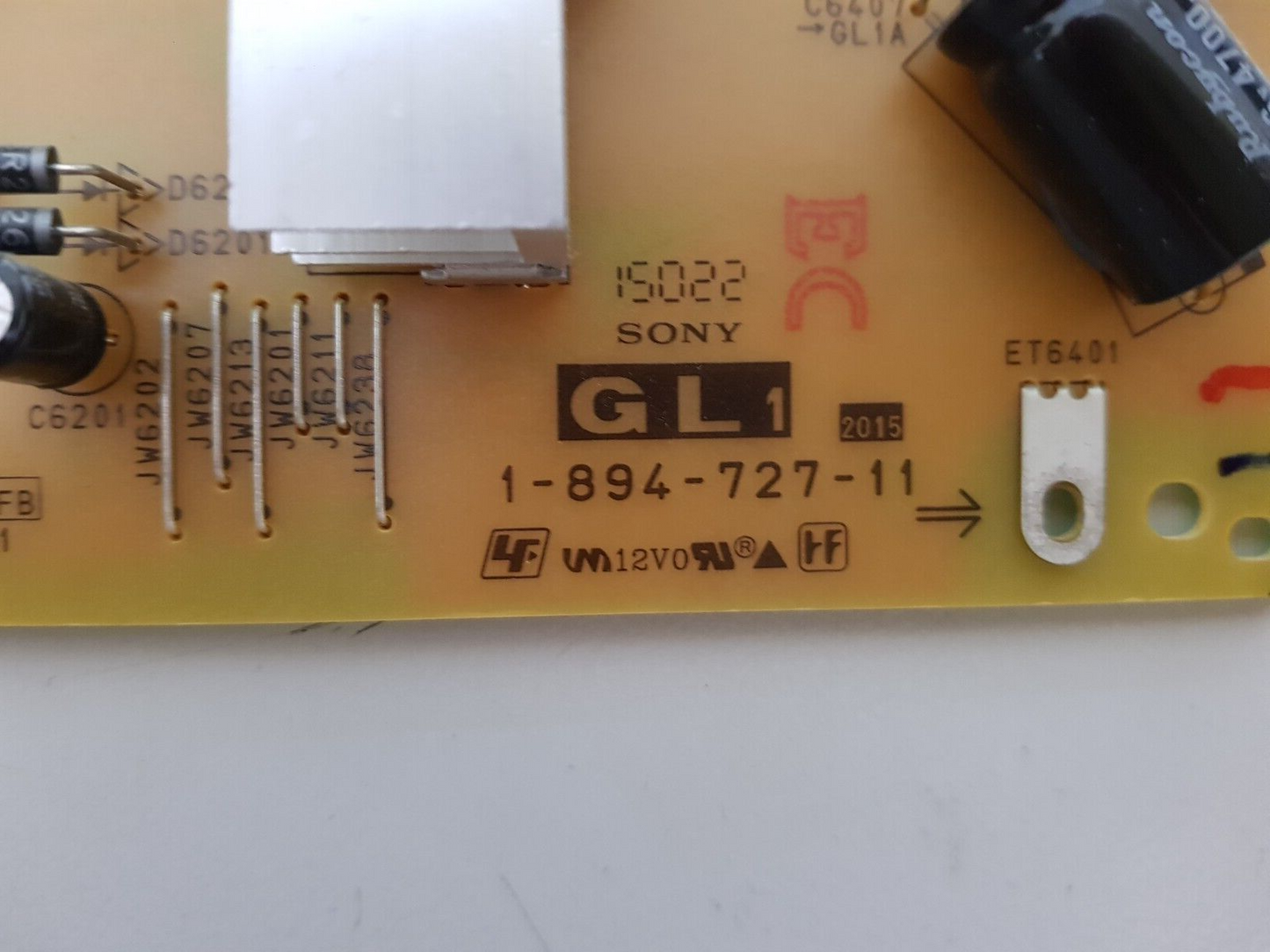 GENUINE SONY KD- 65X8500C POWER SUPPLY BOARD GL1 1-894-727-11 APS-382 147461711