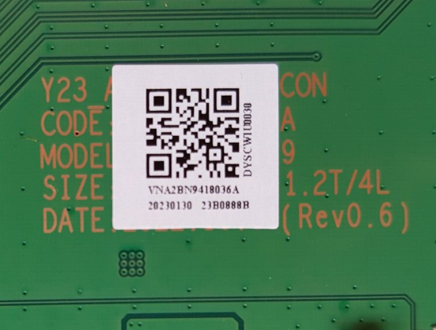GENUINE SAMSUNG QA65QN85CAWXXY (VER CA01) T-CON BOARD BN94-18036A