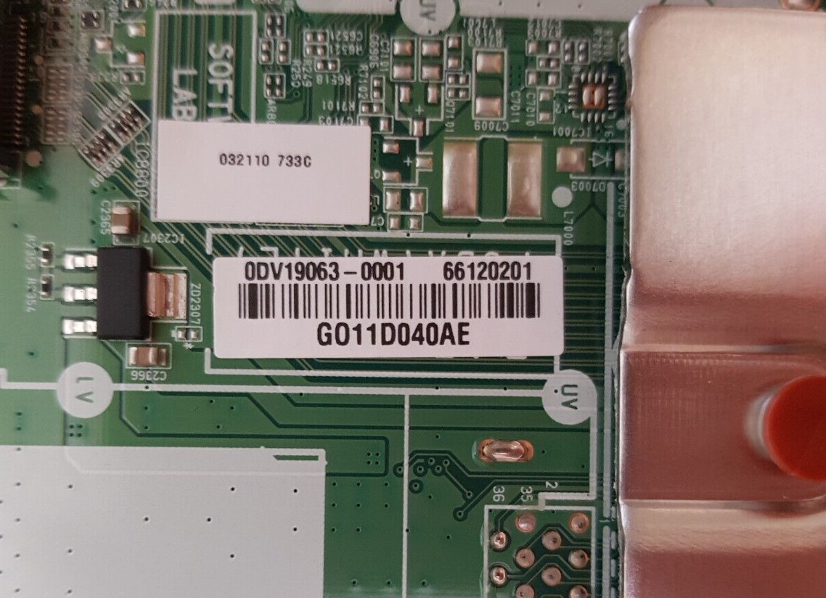 GENUINE LG 65NANO80TNA .AAUWLJD MAIN BOARD EAX69083603 1.0 EBU66120201