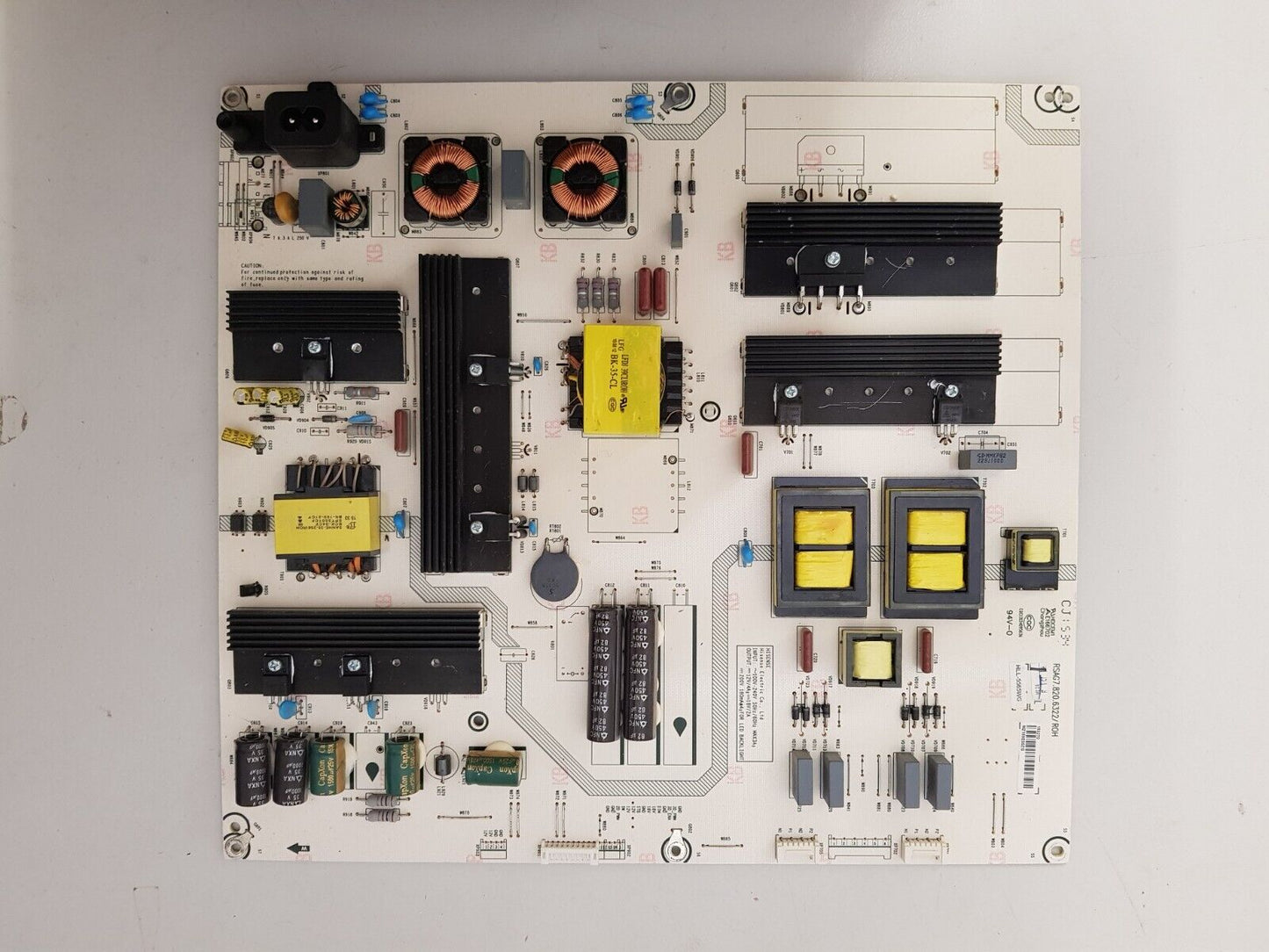 GENUINE HISENSE 65K321UW POWER SUPPLY BOARD HLL-5565WG 183270 RSAG7.820.6322