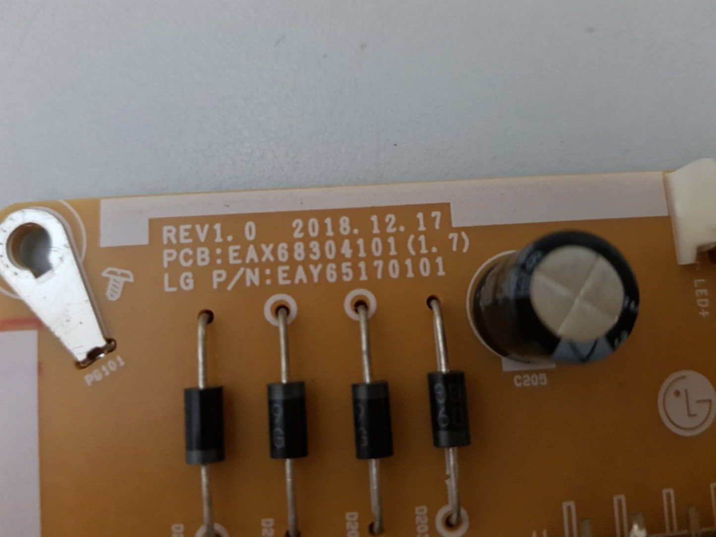 GENUINE LG 43UT640S0TA POWER SUPPLY BOARD EAY65170101