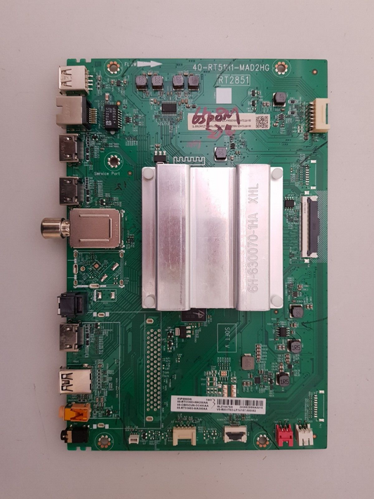 GENUINE TCL 65P8M MAIN BOARD 40-RT51H1-MAD2HG RT2851