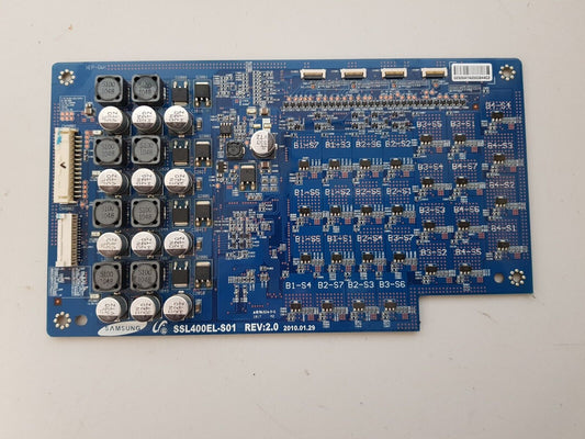 GENUINE SONY KDL-40HX800 LED DRIVER BOARD  SSL400EL-S01 REV2.0