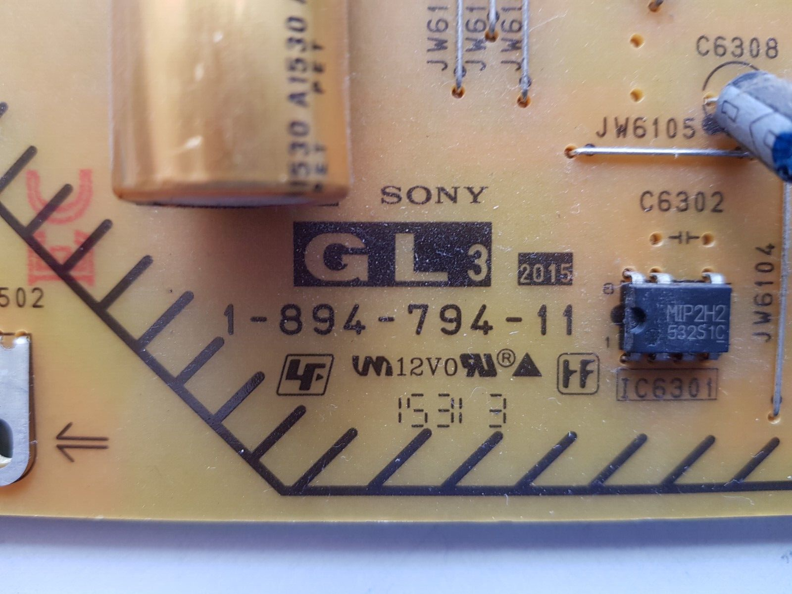 GENUINE SONY KD55X8500C POWER SUPPLY BOARD GL3 1-894-794-11 APS-385 147462011