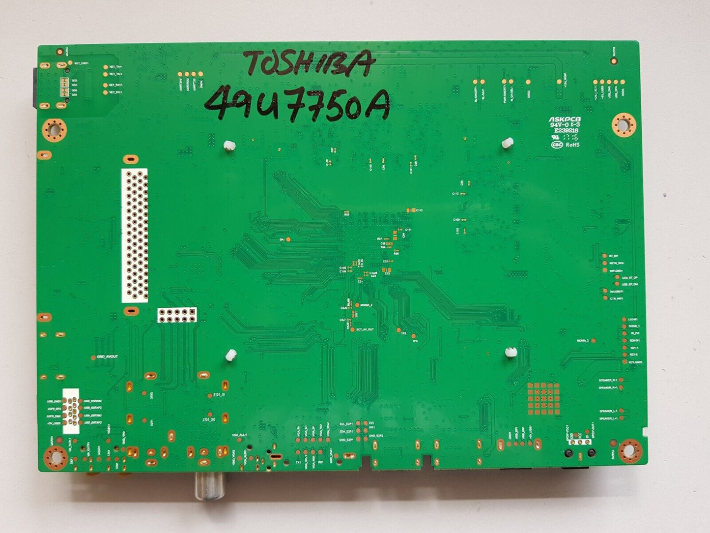 GENUINE TOSHIBA 49U7750A MAIN BOARD 5844-A9K02T-0P00