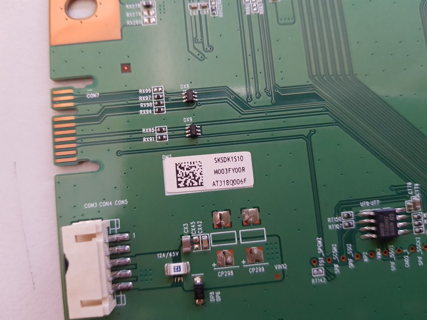 GENUINE HISENSE 100S8 TCON BOARD SKSDK1510 M003FY00R AT318Q006F
