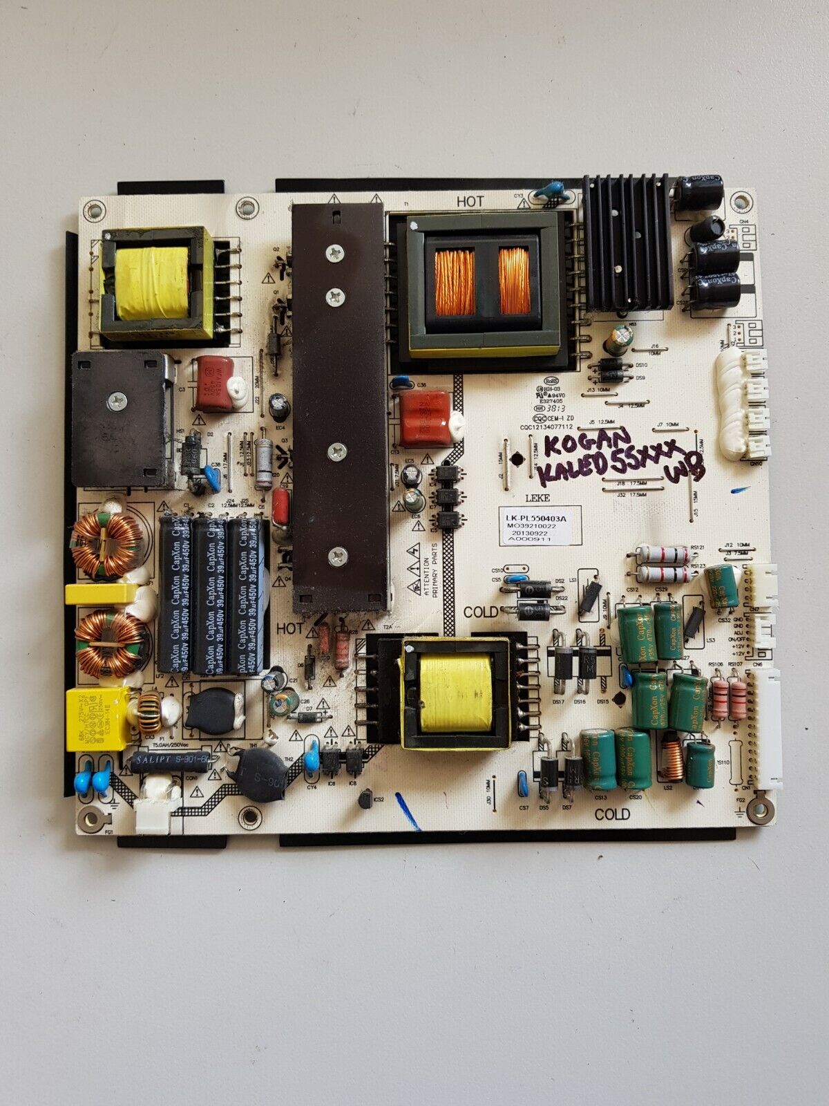 GENUINE KOGAN KALED55XXXWB POWER SUPPLY BOARD LK-PL550403A