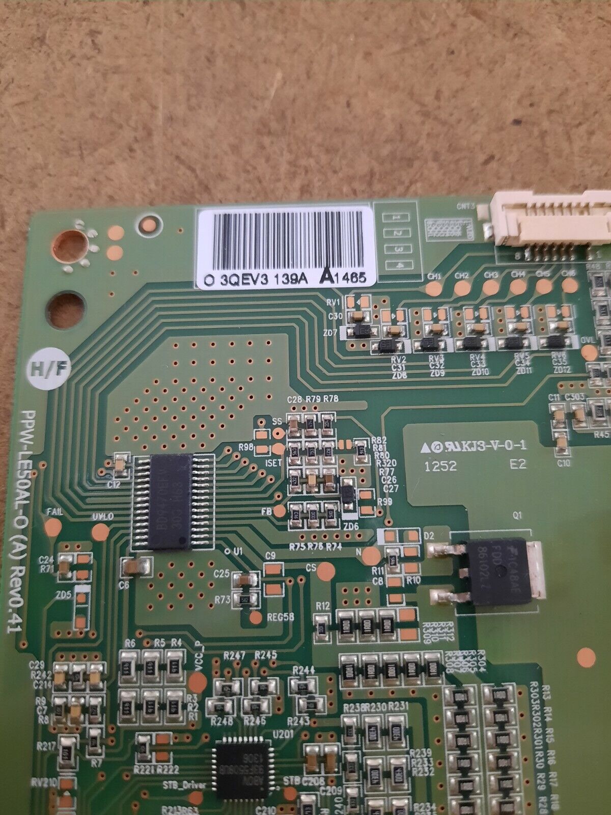 GENUINE PANASONIC TH-L50ET60A LED Driver Board - 6917L-0139A PPW-LE50AL