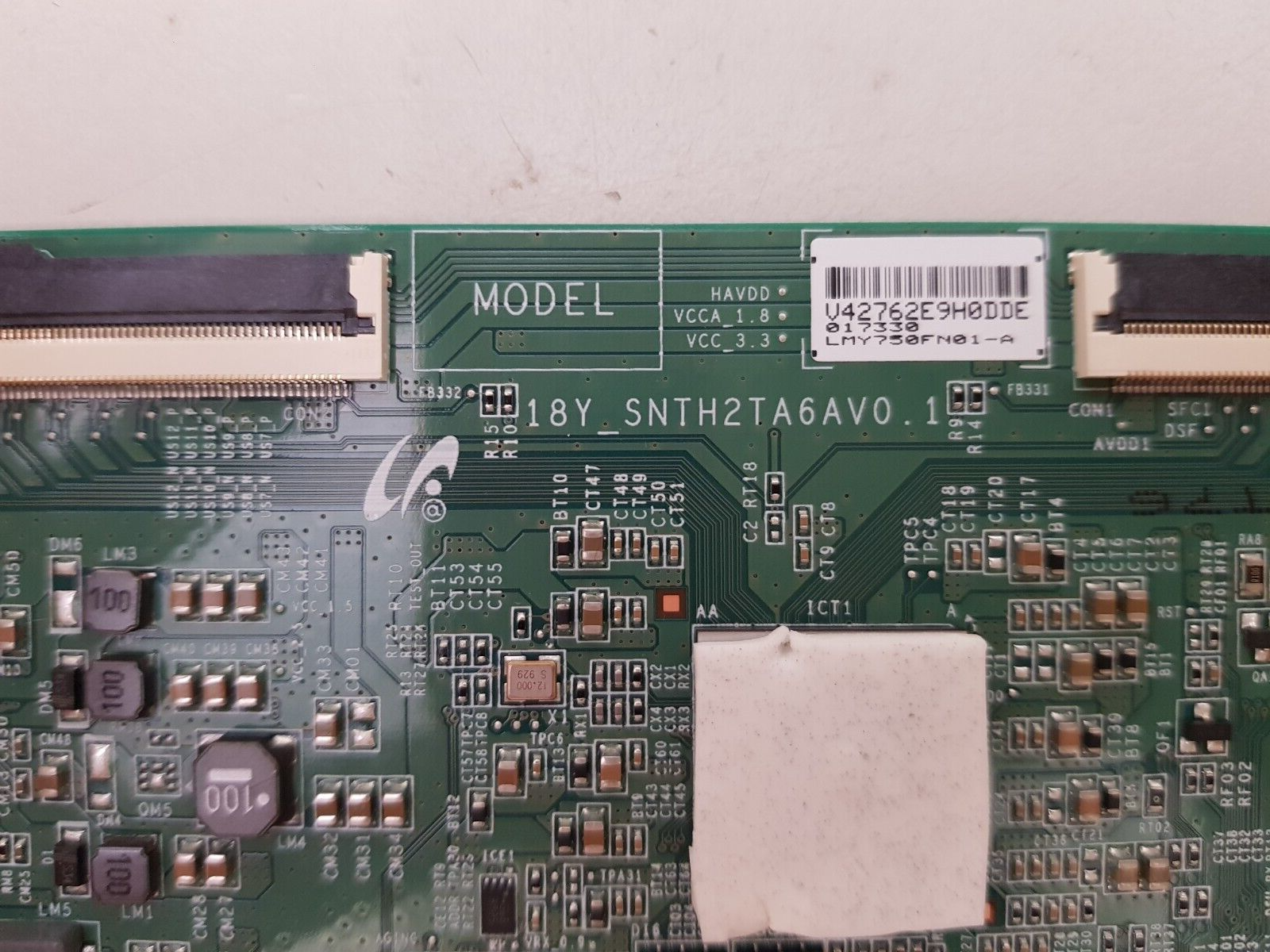 GENUINE SONY KD- 75X8000G T-CON BOARD 18Y_SNTH2TA6AV0.1