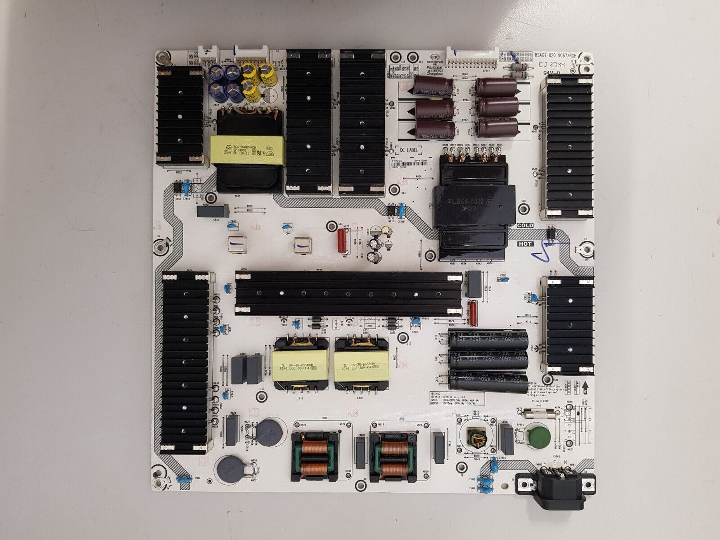 GENUINE HISENSE 65SX POWER SUPPLY BOARD RSAG7.820.9067 HLP-6790WB