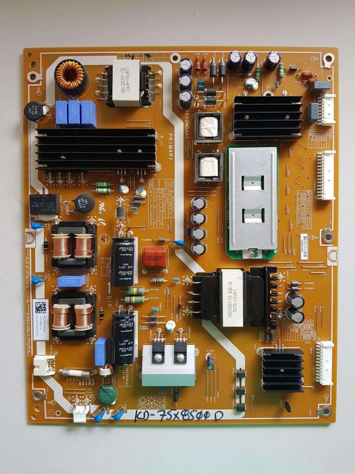 GENUINE SONY KD- 75X8500D POWER SUPPLY BOARD GL2 PSLF331151A(L) 1-474-644-12