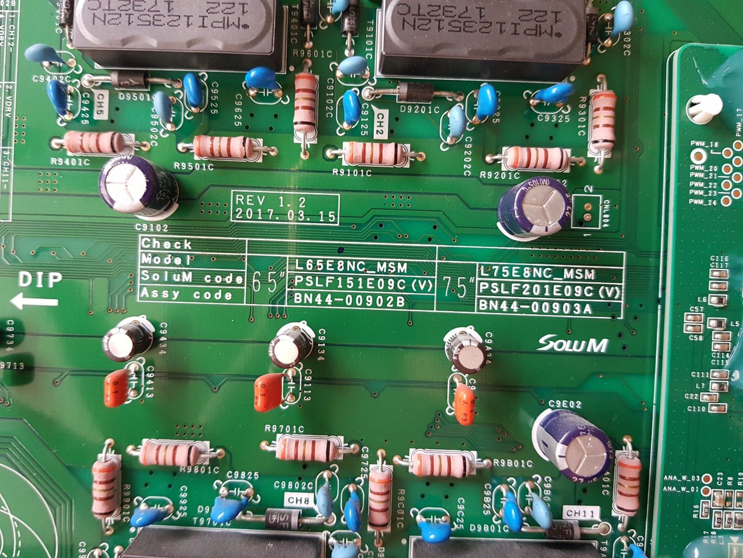 GENUINE SAMSUNG QA65Q7FAMW LED DRIVE BOARD BN44-00902B L65E8NC_MSM PSLF151E09C