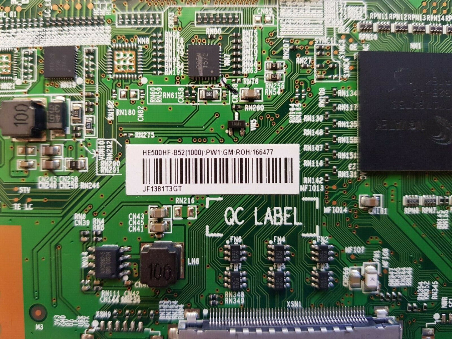GENUINE HISENSE 50K160PL TCON BOARD RSAG7.820.5463/ROH