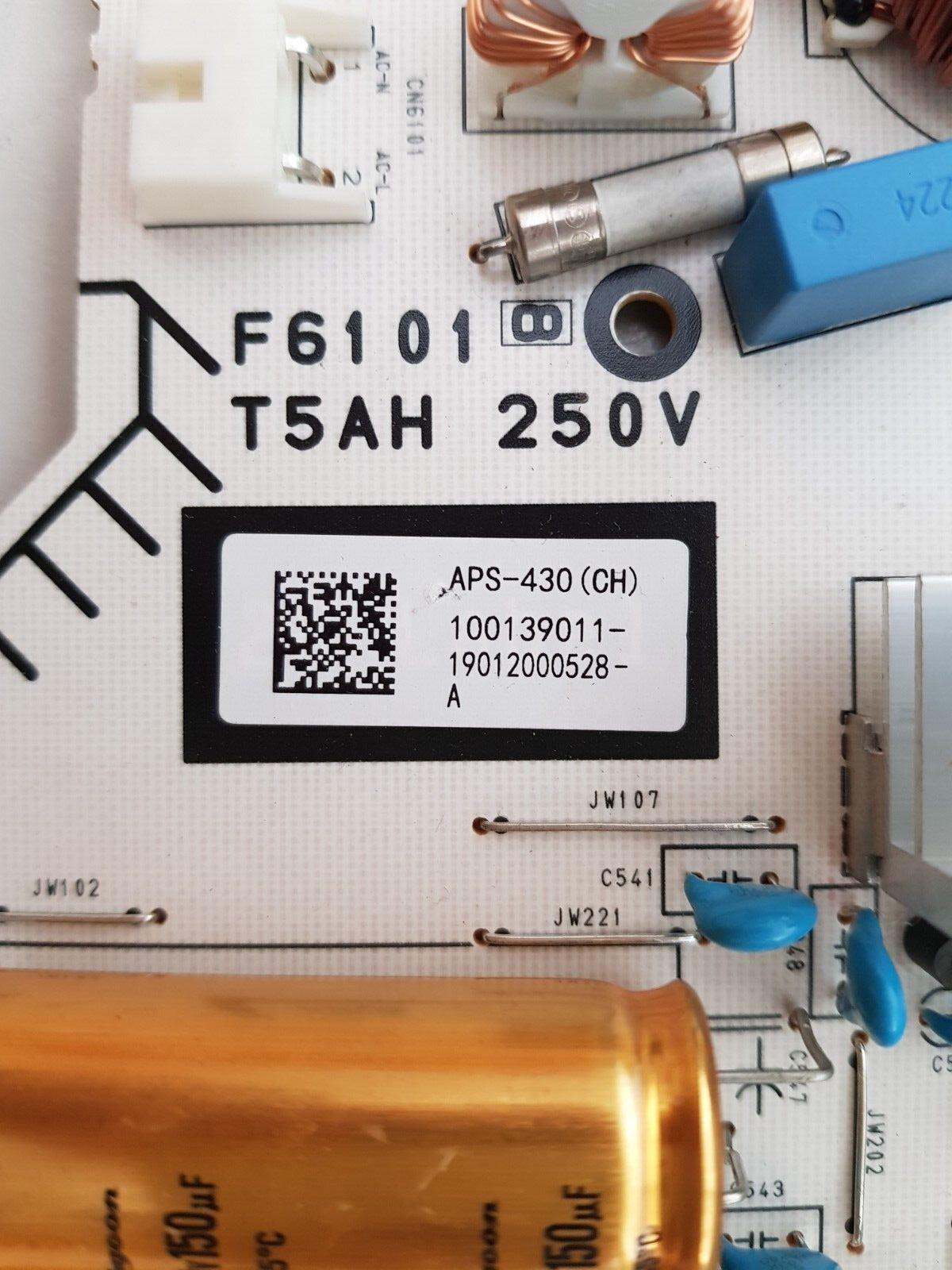 GENUINE SONY KD- 65X7000G POWER SUPPLY BOARD GL95 100135511 APS-430 100139011