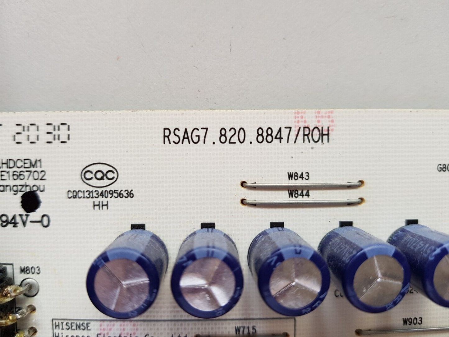 GENUINE HISENSE 65Q7 POWER SUPPLY BOARD RSAG7.820.8847 HLP-5570WM