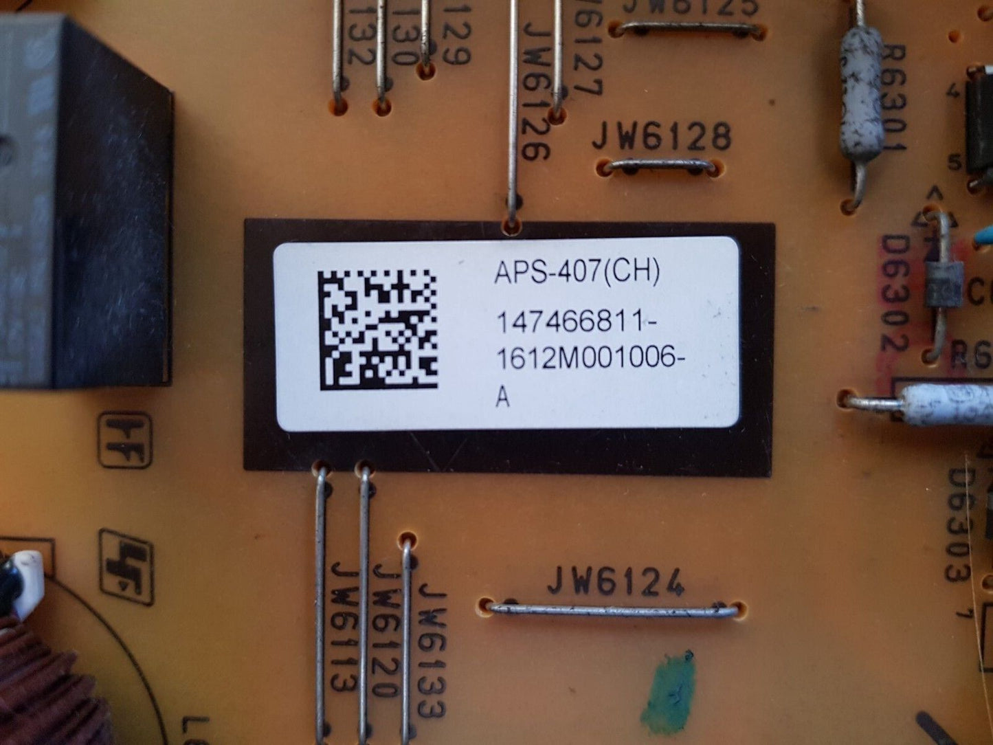 GENUINE SONY 65Z9D POWER SUPPLY BOARD 1-981-300-11 G6 147466811 APS-407(CH)