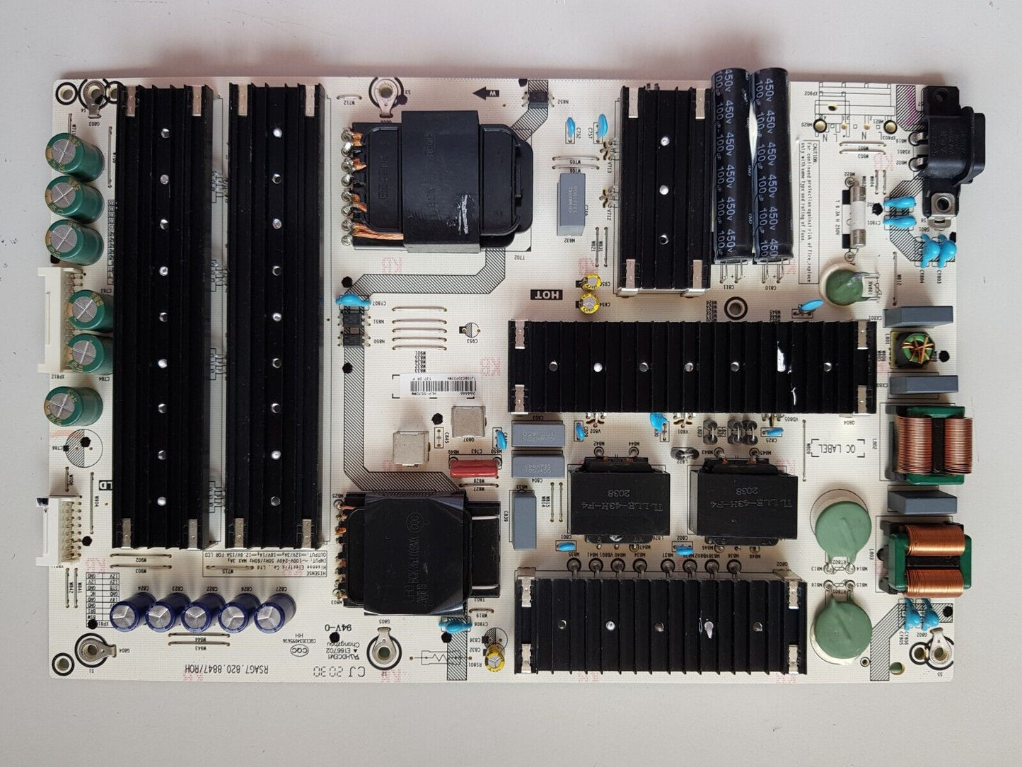 GENUINE HISENSE 65Q7 POWER SUPPLY BOARD RSAG7.820.8847 HLP-5570WM