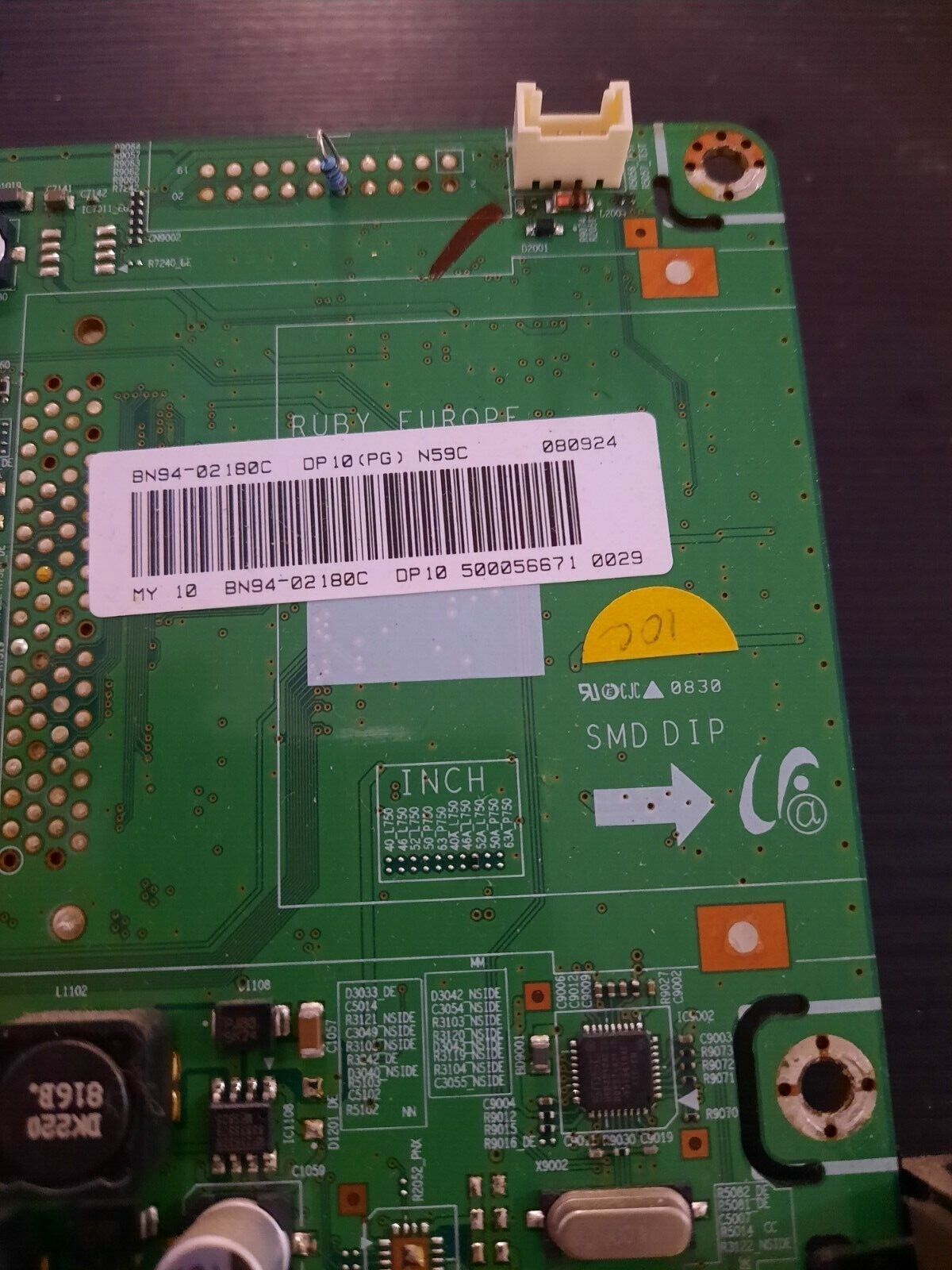 GENUINE SAMSUNG LA40A750 Main Board - BN94-02180C BN94-02180A