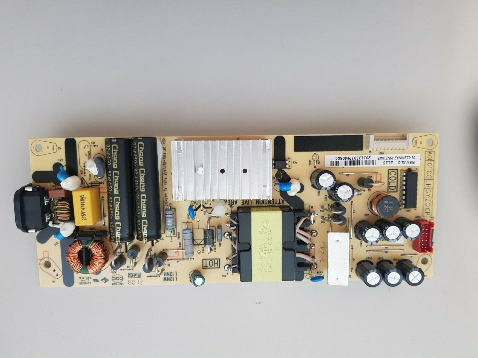 GENUINE TCL 43P715 POWER SUPPLY BOARD 08-L12NWA2-PW210AB