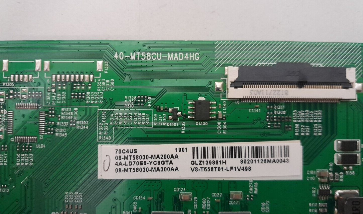 GENUINE TCL 70C4US MAIN BOARD 40-MT58CU-MAD4HG V8-T658T01-LF1V498 MT58CU