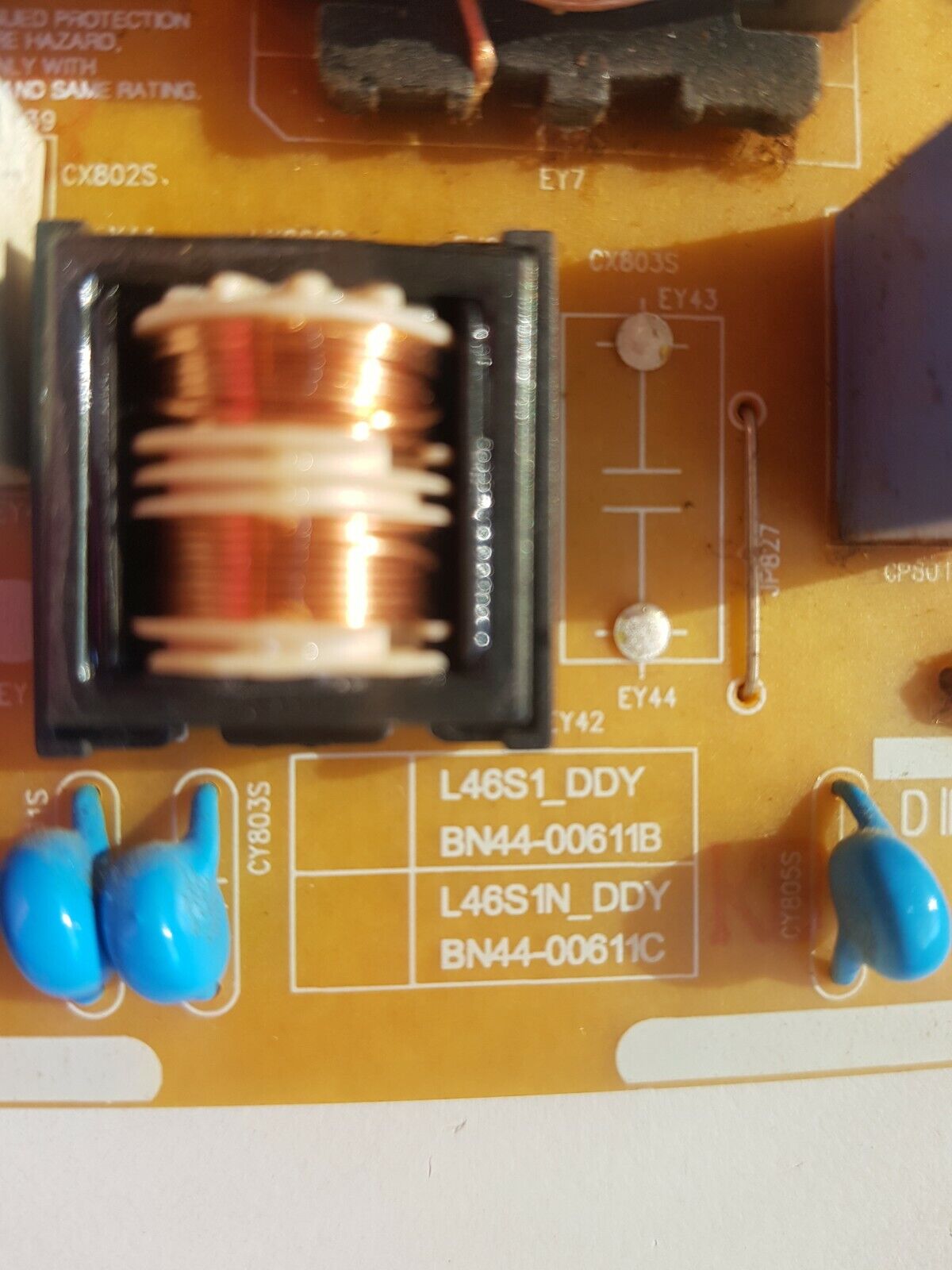 GENUINE  SAMSUNG UA40F6300AM POWER SUPPLY BOARD  BN44-00645B L42S1-DDY