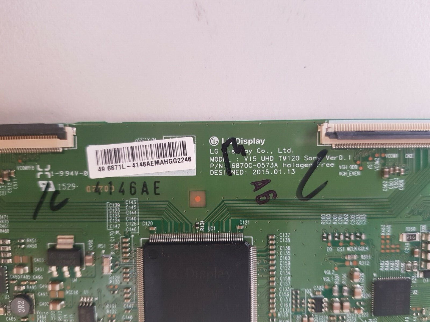 GENUINE SONY 49X8000C T-CON BOARD 6870C-0573A 6871L-4146A