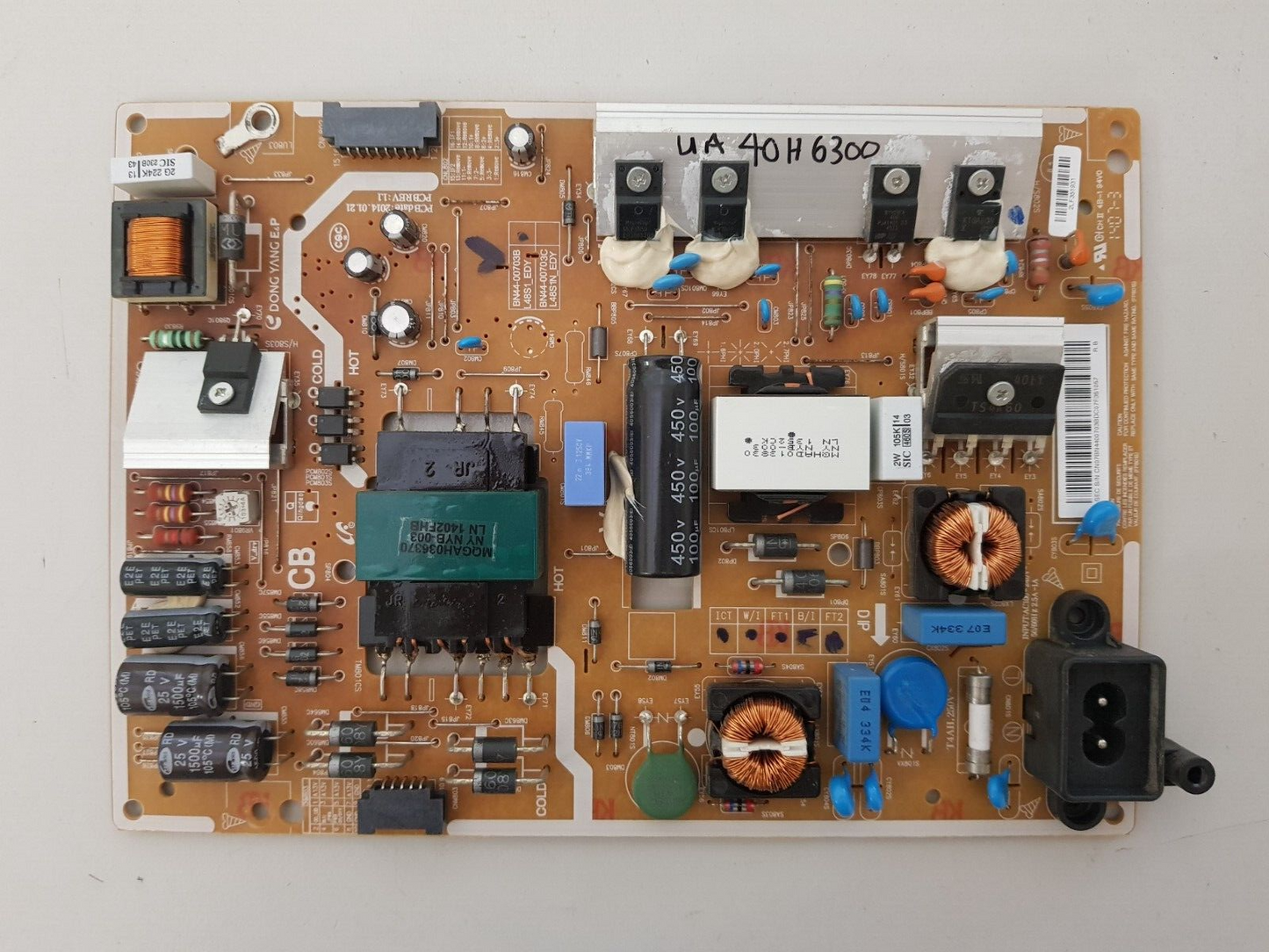 GENUINE SAMSUNG UA40H6300 POWER SUPPLY BOARD BN44-00703B L48S1_EDY