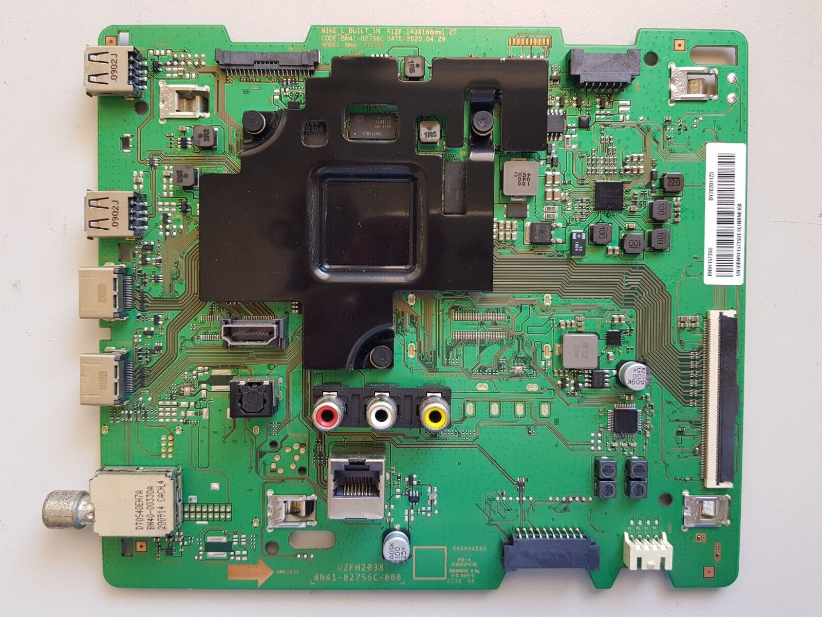 GENUINE SAMSUNG QA65Q60TAW (VER AA02) MAIN BOARD BN94-15735U BN41-02756C