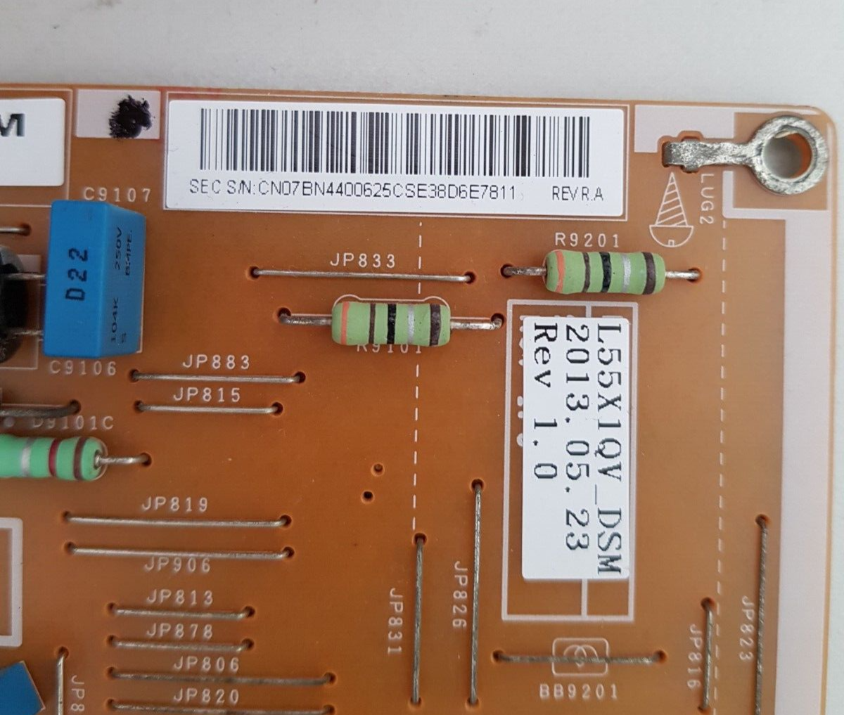 GENUINE SAMSUNG UA55F6400 UA55F6800 POWER SUPPLY BOARD BN44-00625C L55X1QV_DSM