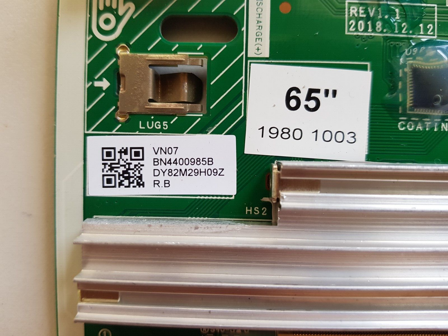 GENUINE SAMSUNG QA65Q80RAWXXY LED DRIVE BOARD BN44-00985B L65S8NC_RSM