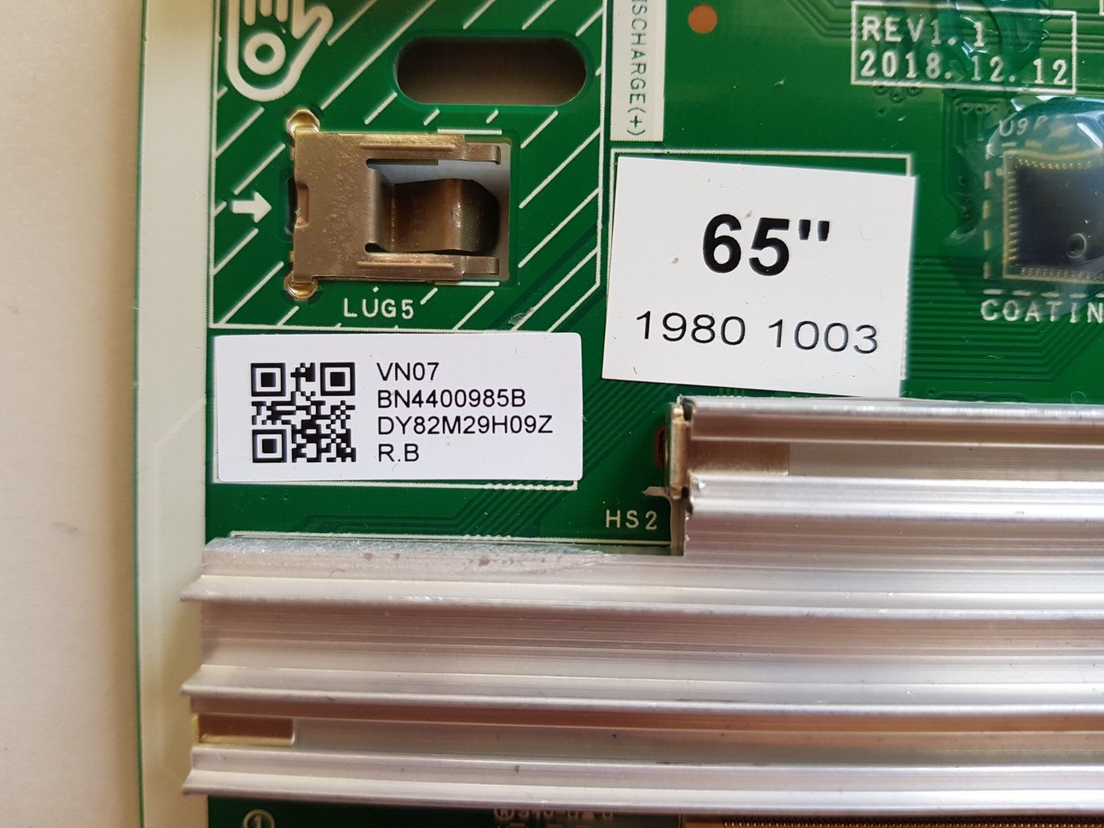 GENUINE SAMSUNG QA65Q80RAWXXY LED DRIVE BOARD BN44-00985B L65S8NC_RSM