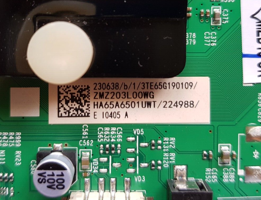 GENUINE HISENSE 65P6 MAIN BOARD RSAG7.820.7970  HA65A6501UWT 224988 230638