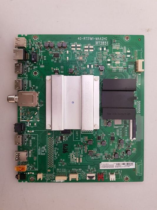 GENUINE TCL 55C715 MAIN BOARD 08-CS55CUN-OC424AA 40-RT51M1-MAA2HG RT2851