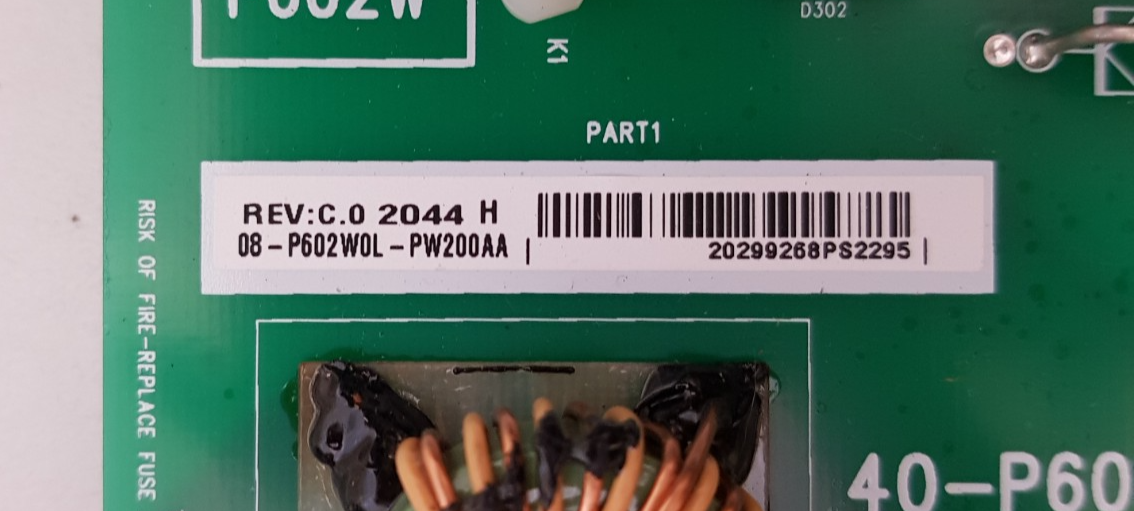 GENUINE TCL 85P715 POWER SUPPLY BOARD 40-P602WD-PWC2LG 08-P602W0L-PW200AA