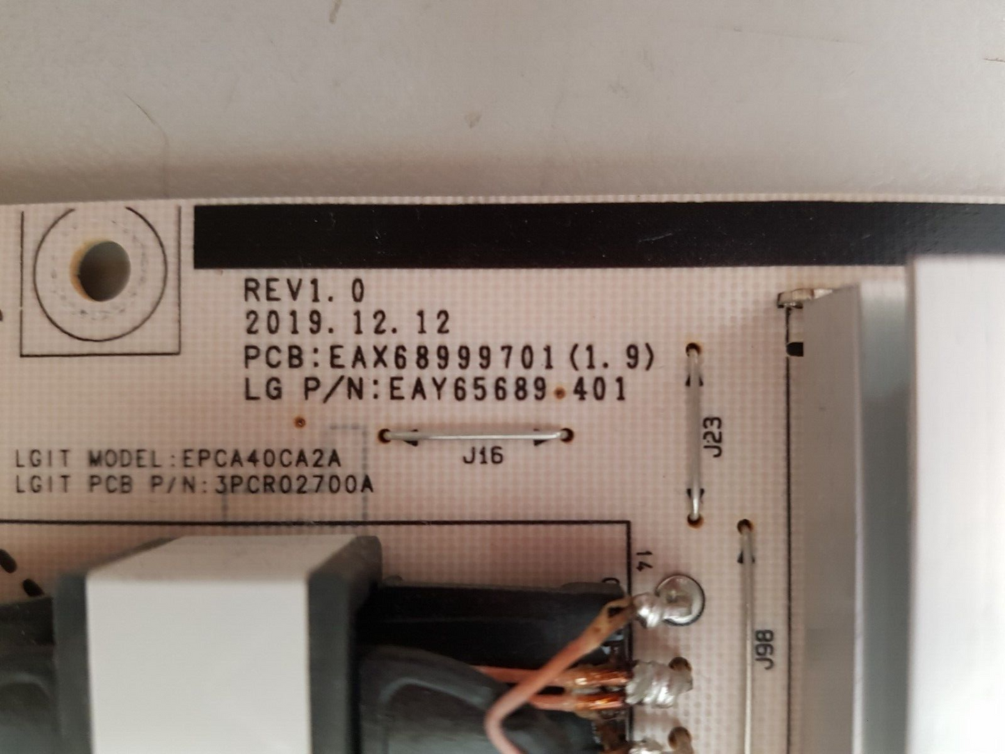 GENUINE LG OLED 55CXPTA POWER SUPPLY BOARD EAY65689401 EAX68999701 1.9